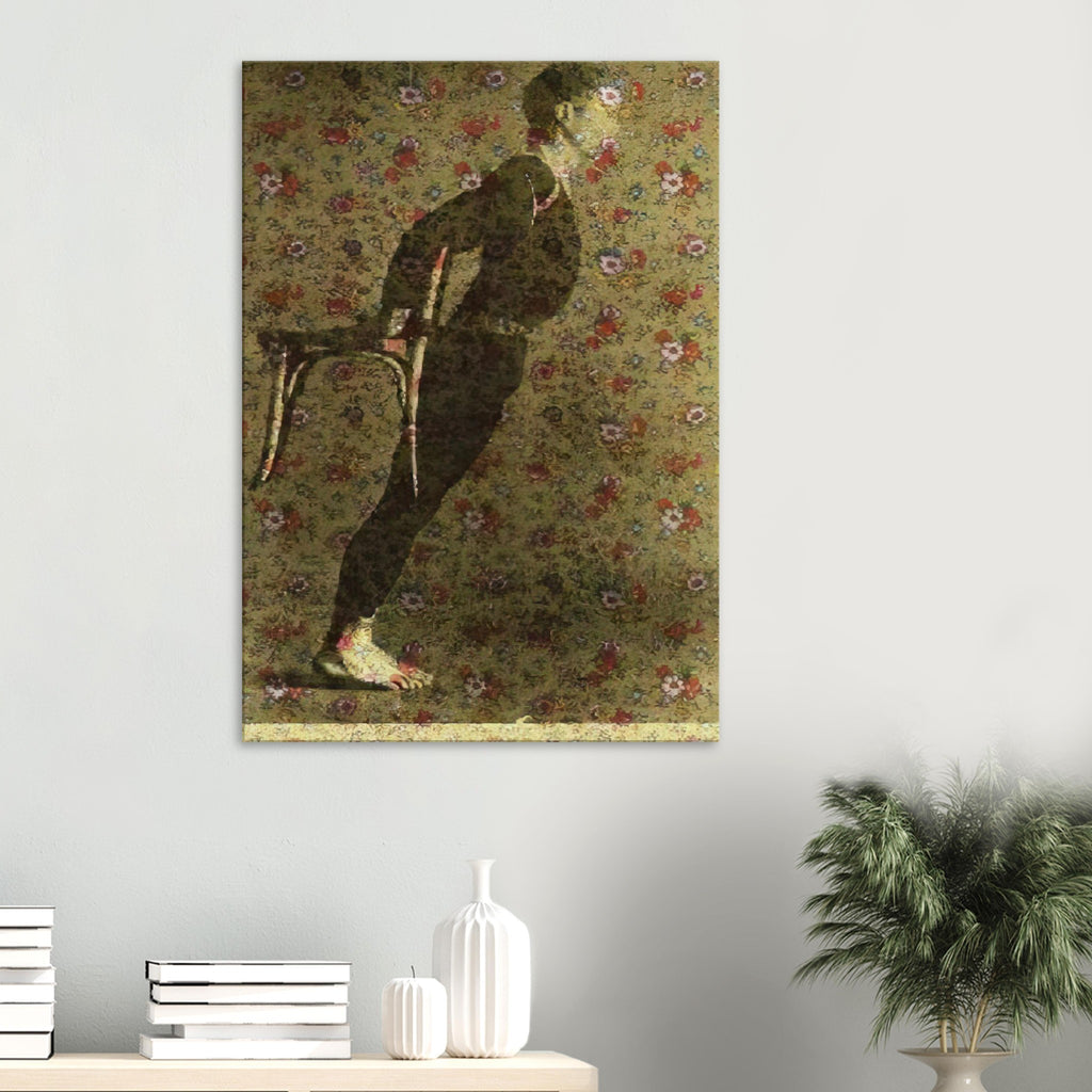 Andy Warhol canvas print depicting a direct portrait format keeps the focus on individual presence, allowing Warhol’s graphic treatment to elevate the sitter into an instantly readable image