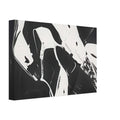 Andy Warhol canvas print depicting a lively arrangement of footwear, with overlapping silhouettes and decorative texture, a detail that connects the composition to its broader artistic subject, 20x30 cm / 8x12″