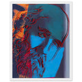 Andy Warhol framed print depicting the sitter is the philosopher associated with the idea of dialogue; This portrait belongs to Ten Portraits of Jews of the Twentieth Century, in which Warhol brought, white frame, 27x35 cm / 11x14″